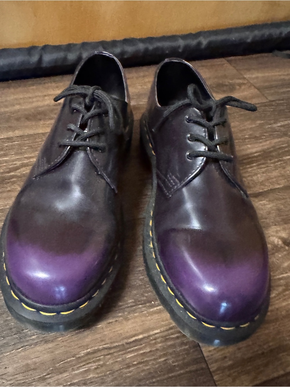 Purple vegan Doc Martens Oxford